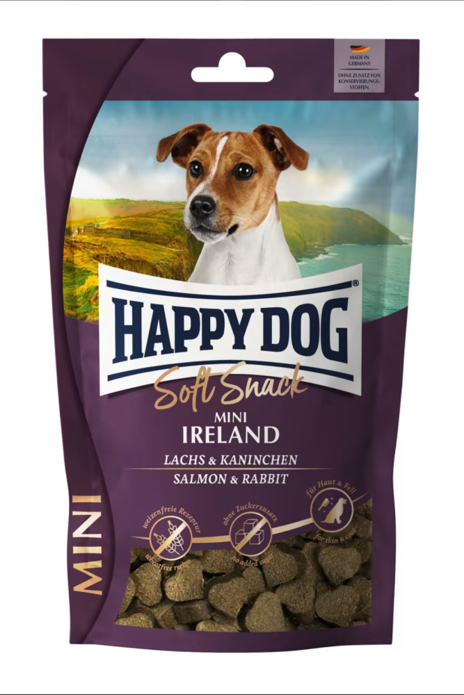 Hovedbilde Happy Dog Soft Snack Mini Ireland (Laks & Kanin) 100g