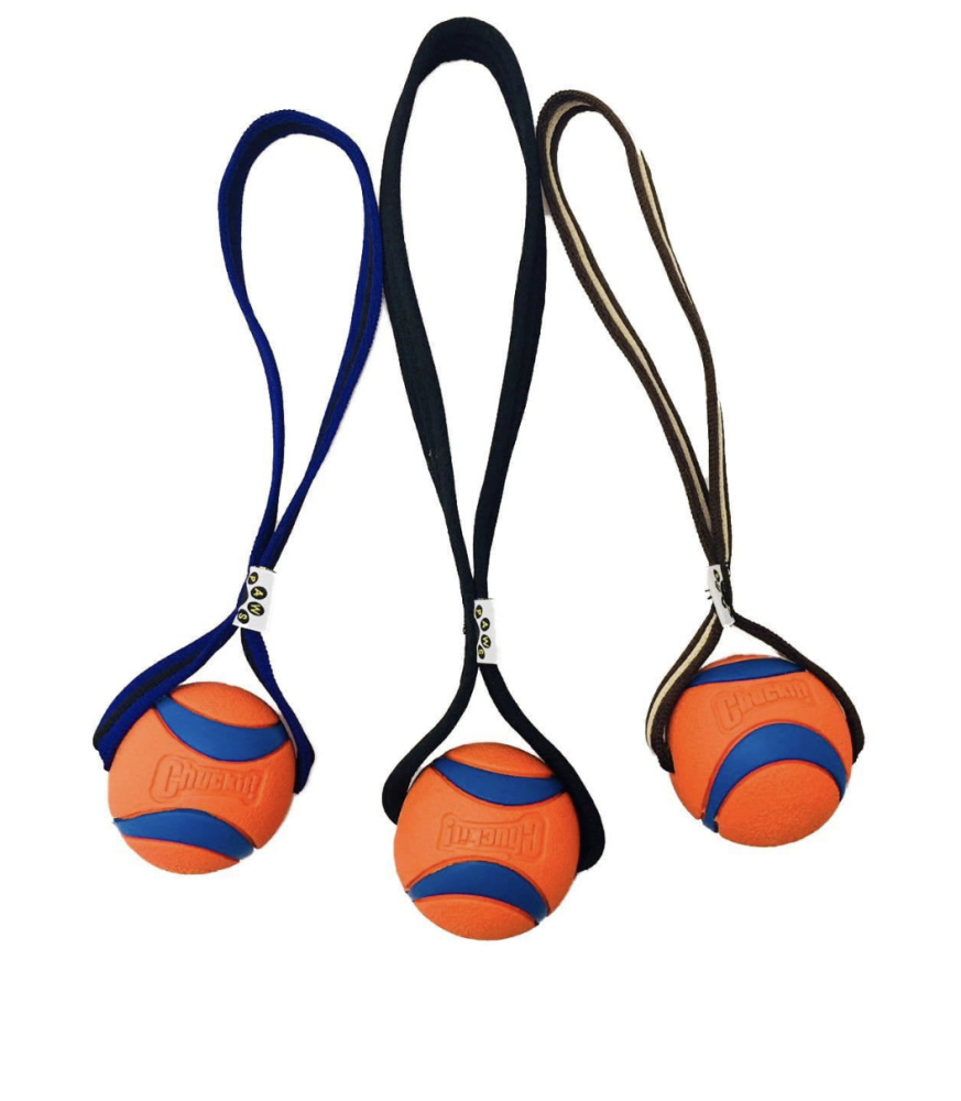Bilde av Chuckit ultra ball str L med webbed hndtak
