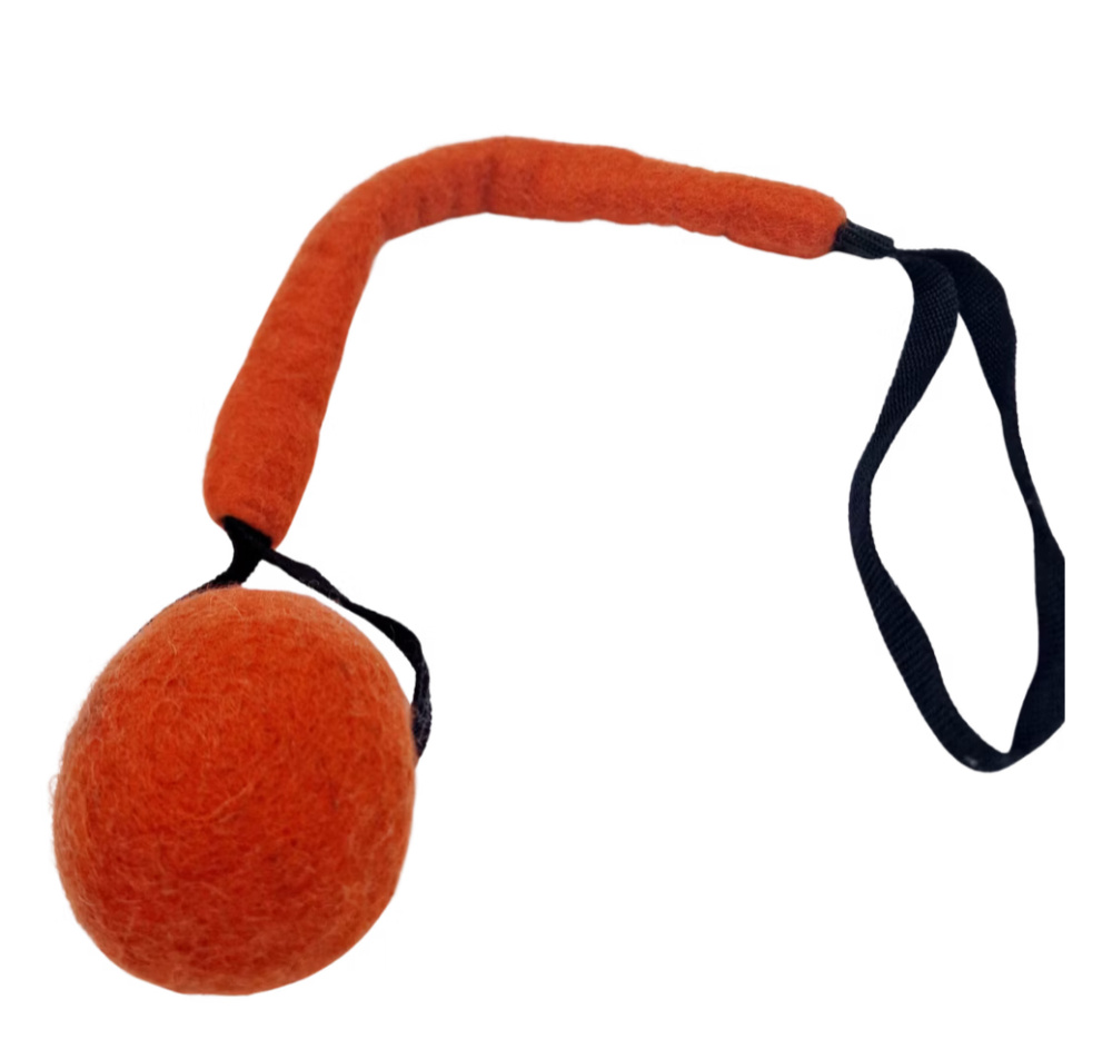 Hovedbilde Tovet ball med tovet håndtak, 7 cm