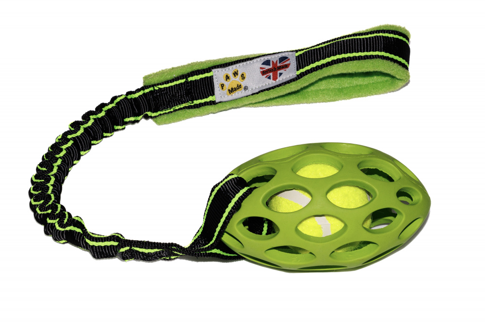 Bilde av Rugby ball med tennis ball inni