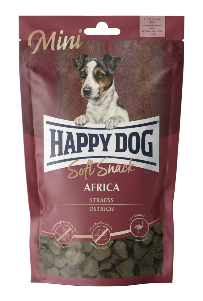Bilde av Happy Dog Soft Snack Mini Africa (Struts) 100g